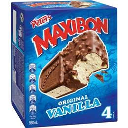 Peters Maxibon Vanilla  4 Pack