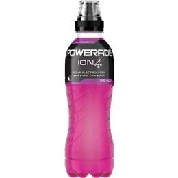 Powerade Ion4 Blackcurrant Sports Drink Sipper Cap 600ml