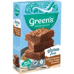 Green's Gluten Free Salted Caramel Choc Fudge Brownie Mix 400g