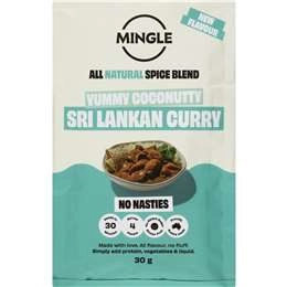 Mingle Sri Lankan Coconut Turmeric Curry Recipe Base 30g