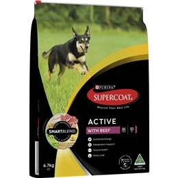 Supercoat Adult Active Beef  6.7kg