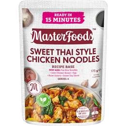 Masterfoods Sweet Thai Style Chicken Noodles Recipe Base 175g