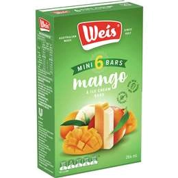 Weis Mini Mango Ice Cream Bars  6 Pack