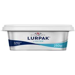 Lurpak Butter Lighter Spreadable Slightly Salted 250g