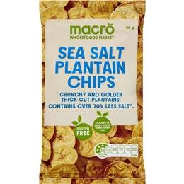 Macro Plantain Chips Sea Salt  85g