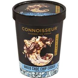 Connoisseur Baked Choc Chip Cookie Chocolate Fudge 1l