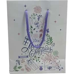  Christmas Gift Bag Small Pastel Each