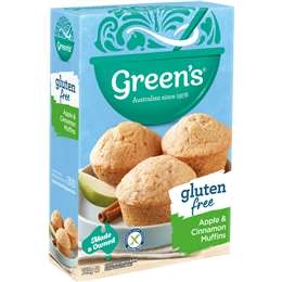 Green's Gluten Free Apple & Cinnamon Muffin Mix 385g