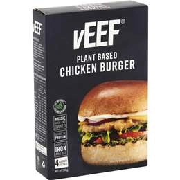 Veef Plant Based Chicken Burger 4 Pack