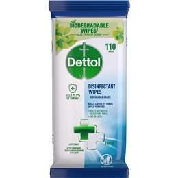 Dettol Multipurpose Disinfectant Cleaning Wipes Fresh 110 Pack