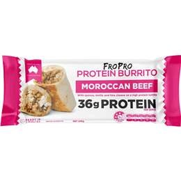 Fropro Protein Burrito Moroccan Beef 245g