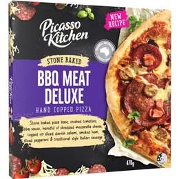 Picasso Kitchen Stone Baked Pizza Bbq Meat Deluxe 470g