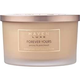 Haven Luxe Forever Yours Peony Signature Soy Blend Candle 