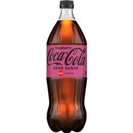 Coca - Cola Zero Sugar Raspberry Soft Drink Bottle 1.25l