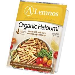 Lemnos Organic Haloumi Cheese  180g