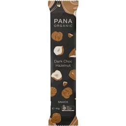 Pana Organic Dark Chocolate Hazelnut Snack Bar 40g