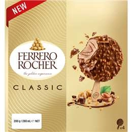 Ferrero Rocher Frozen Dessert Classic 4 Pack