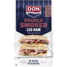 Don Double Smoked Leg Ham  200g