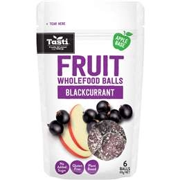 Tasti Fruit Wholefood Balls Blackcurrant 69g