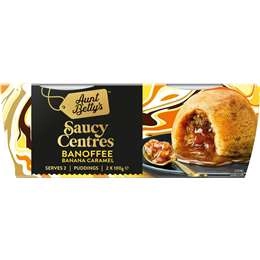 Aunt Betty's Saucy Centres Banoffee Banana Caramel 100g X 2 Pack