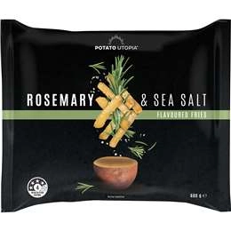 Potato Utopia Rosemary & Sea Salt Flavoured Fries 600g