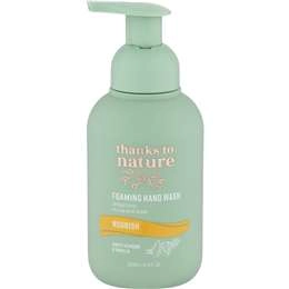 Thanks To Nature Foaming Hand Wash Nourish Sweet Almond & Vanilla 500ml