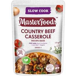 Masterfoods Country Beef Casserole Slow Cook Recipe Base 175g