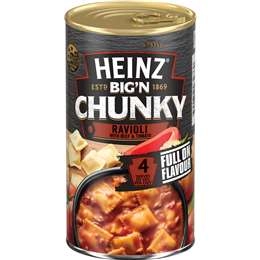 Heinz Big N Chunky Ravioli With Beef & Tomato Canned Meal 535g