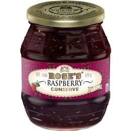 Rose's Raspberry Conserve  375g