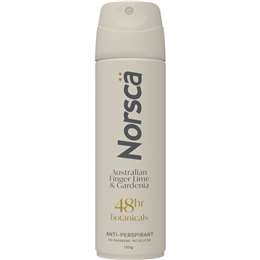 Norsca Aerosol Deodorant Finger Lime & Gardenia 130g