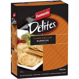 Fantastic Delites Snacks Flame Grilled Bbq 100g