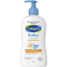 Cetaphil Baby Calendula Wash & Shampoo  400ml