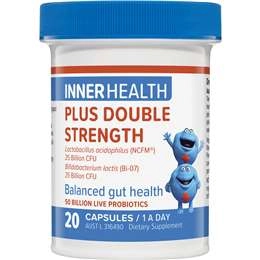 Inner Health Double Strength Balanced Gut Health Probiotics 20 Pack