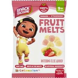 Snacktacular Fruit Melts Banana & Strawberry 8g