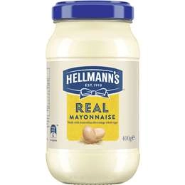 Hellmann's Real Mayonnaise Jar Real Mayonnaise 400 G