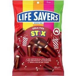 Life Savers Cola Fizz Stix 200g