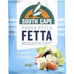 South Cape Reduced Fat Greek Style Fetta 200g