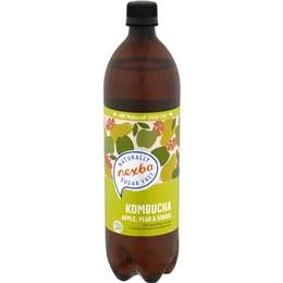 Nexba Sugar Free Kombucha Apple Pear & Ginger 1l