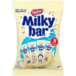 Milkybar White Choc 11 Mini Bars Share Pack 158g