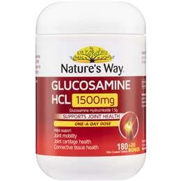 Nature's Way Glucosamine Tablets 1500mg 180 Pack