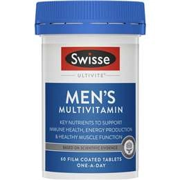 Swisse Ultivite Men's Multi Vitamin Tablets 60 Pack