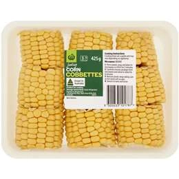 Woolworths Corn Cobbettes  425g