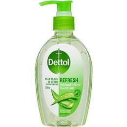 Dettol Liquid Antibacterial Instant Hand Sanitiser Refresh 200ml