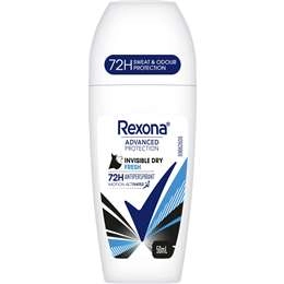 Rexona Roll On Deodorant Invisible Dry Fresh 50ml