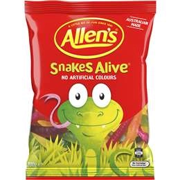 Allen's Snakes Alive Lollies Bag 200g