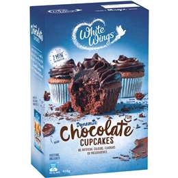 White Wings Cupcake Mix Chocolate 410g