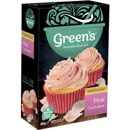 Green's Pink Cupcakes Mix 490g