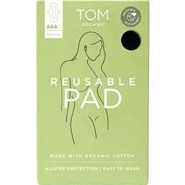 Tom Organic Reusable Pad Regular Each