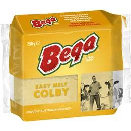 Bega Easy Melt Colby Cheese Block  250g