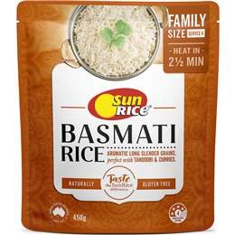 Sunrice Microwave Basmati Rice Pouch  450g